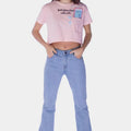 Flared Jeans For Women - Light Blue - MEME