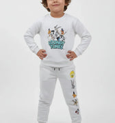 Looney Tunes Co-ord Set For Kids - Off-White - MEME