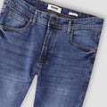 Slim Fit Jeans For Men - Mid Blue - MEME