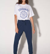 Solid Jogger Pant For Women - Navy 