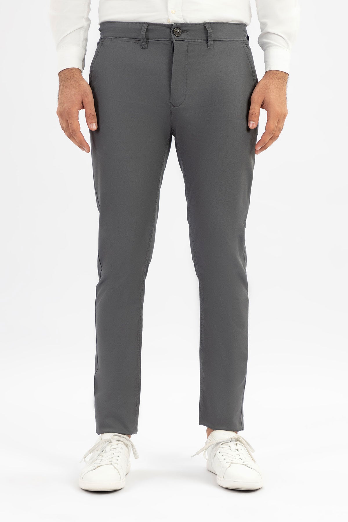 Slim Fit Chino For Men - Grey