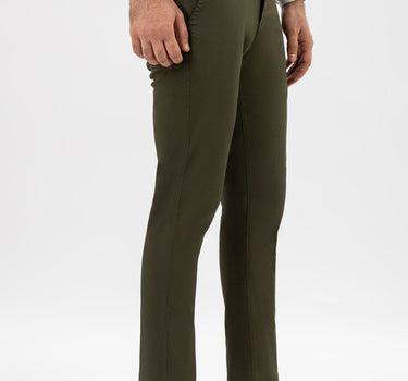 Slim Fit Chino For Men - Olive 