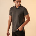 Polo T-Shirt For Men - Anthra Melange 