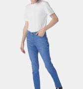 Slim Fit Jeans For Men - Mid Blue - MEME