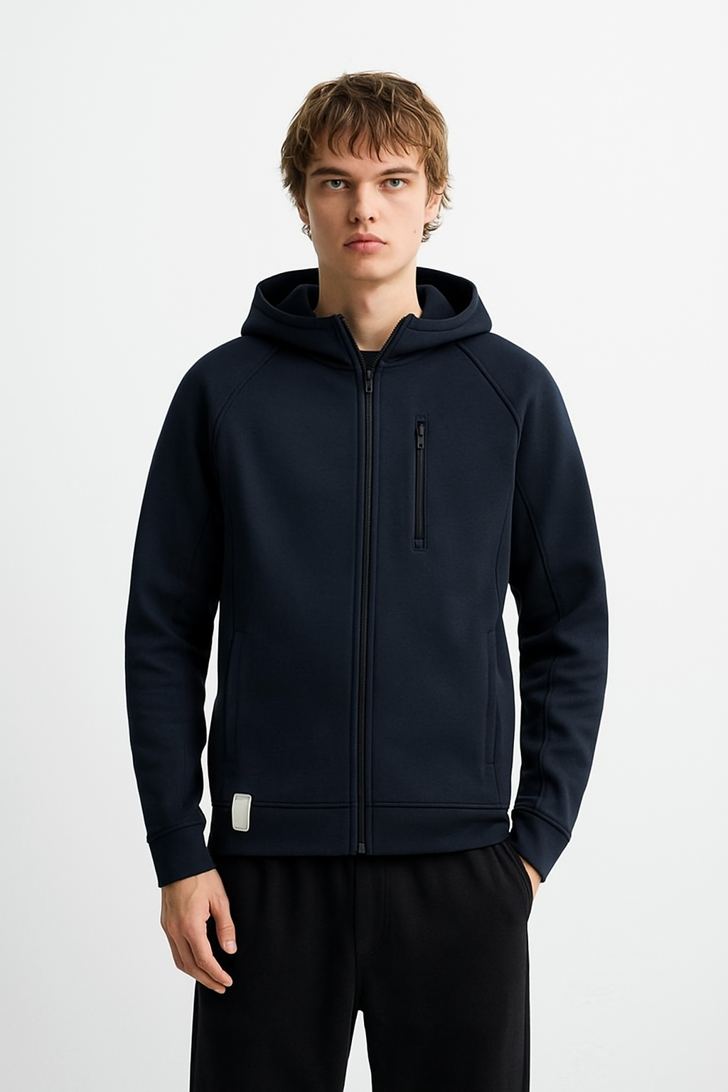 Zipper Hoodie for Men - Gris Oscuro