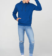 Solid Hoodie For Men - Blue