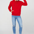 Solid Hoodie For Men - Red