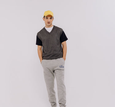 Solid Jogger Pant For Men - Grey 