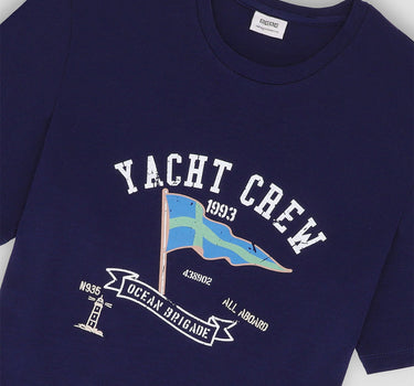 Men Yatch Crew T-shirt 