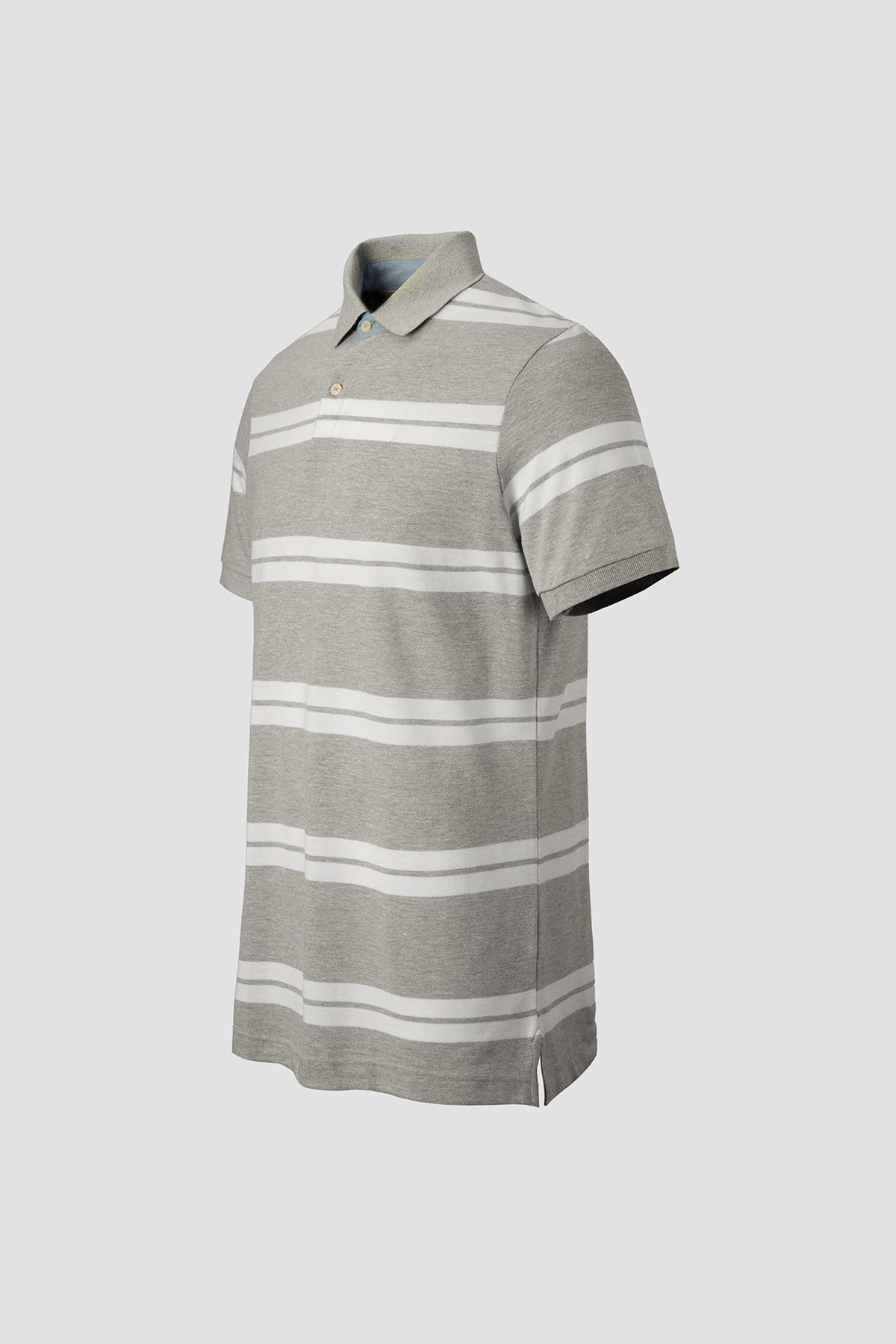 Men Striped Polo