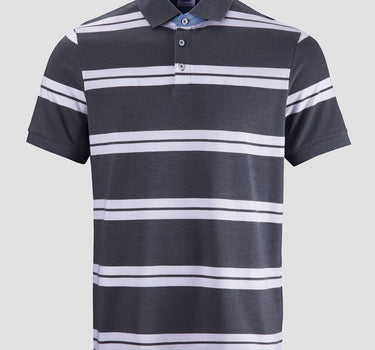 Men Striped Polo 