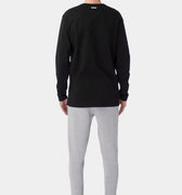 Full Sleeve Basic T-Shirt For Men - Black - MEME