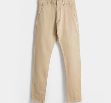 Slim-Fit Chinos For Men - Beige 