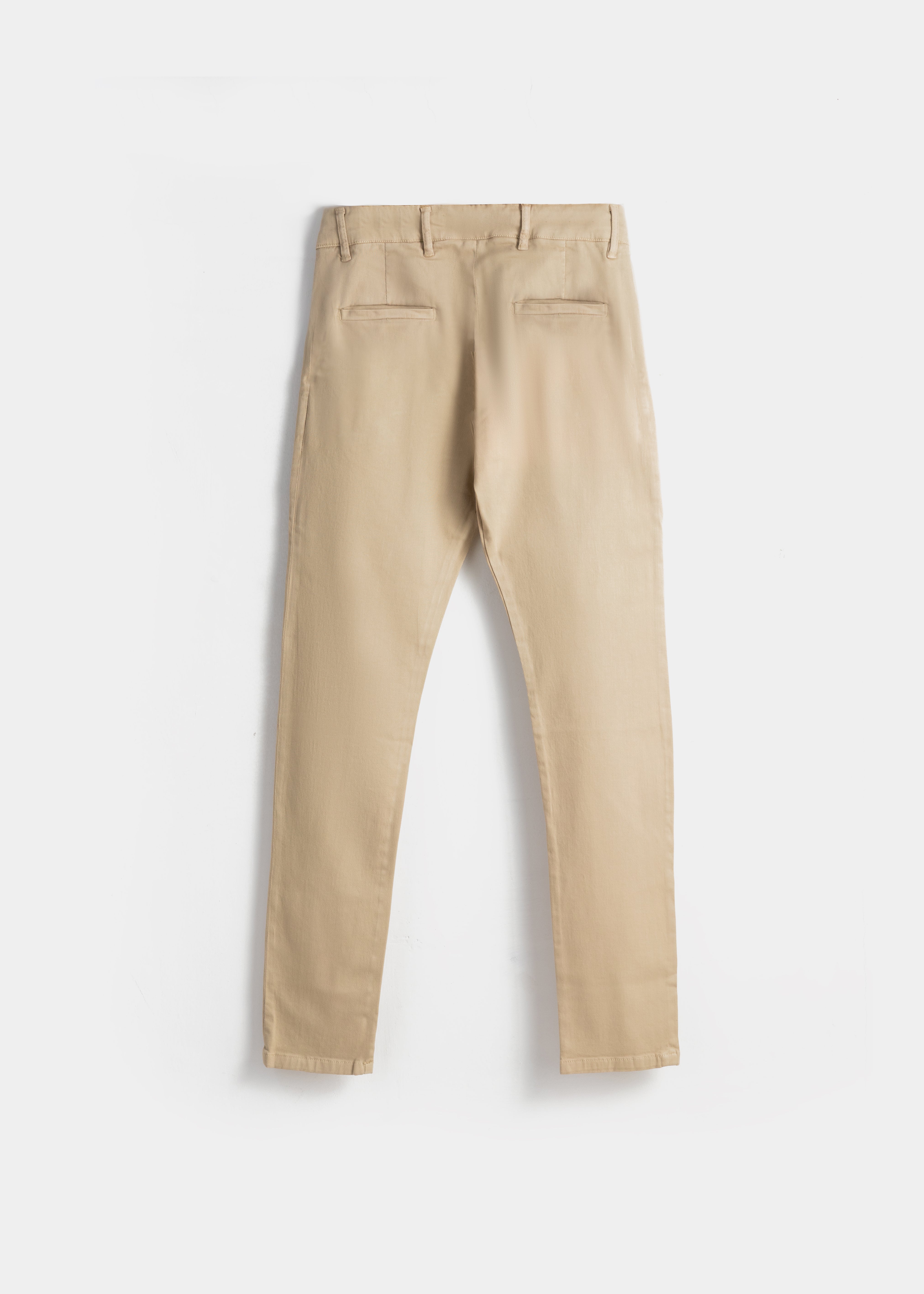 Slim-Fit Chinos For Men - Beige 