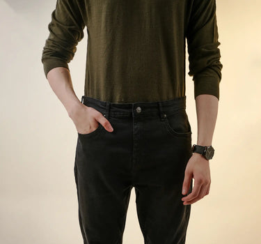 Sergio Denim Pant For Men - Black