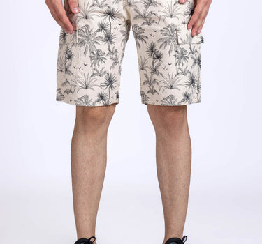 Men Printed Cargo Shorts 