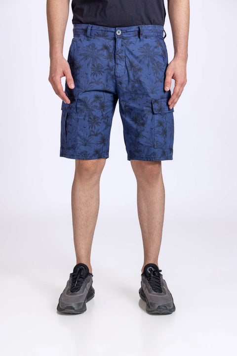 Men Printed Cargo Shorts