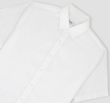 Solid Button Down Shirt 