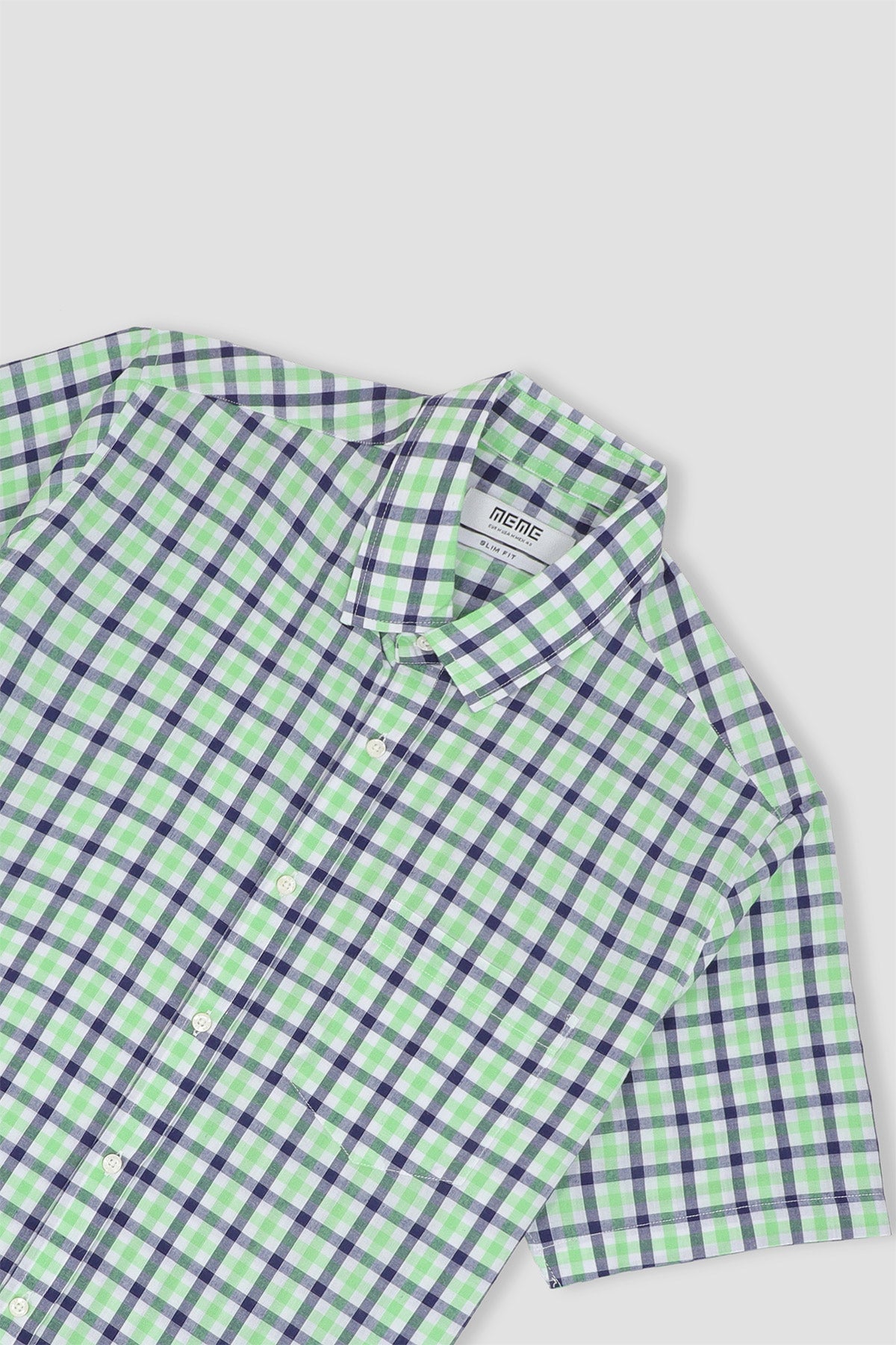 Men's Checkered Button Down