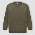 Round Neck Sweater For Men - Khaki 