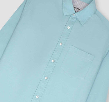 Men's Solid Button Down Shirt 