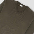 V-Neck Pullover Sweater For Men - Olive 