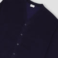 Solid Cardigan For Men - Navy 