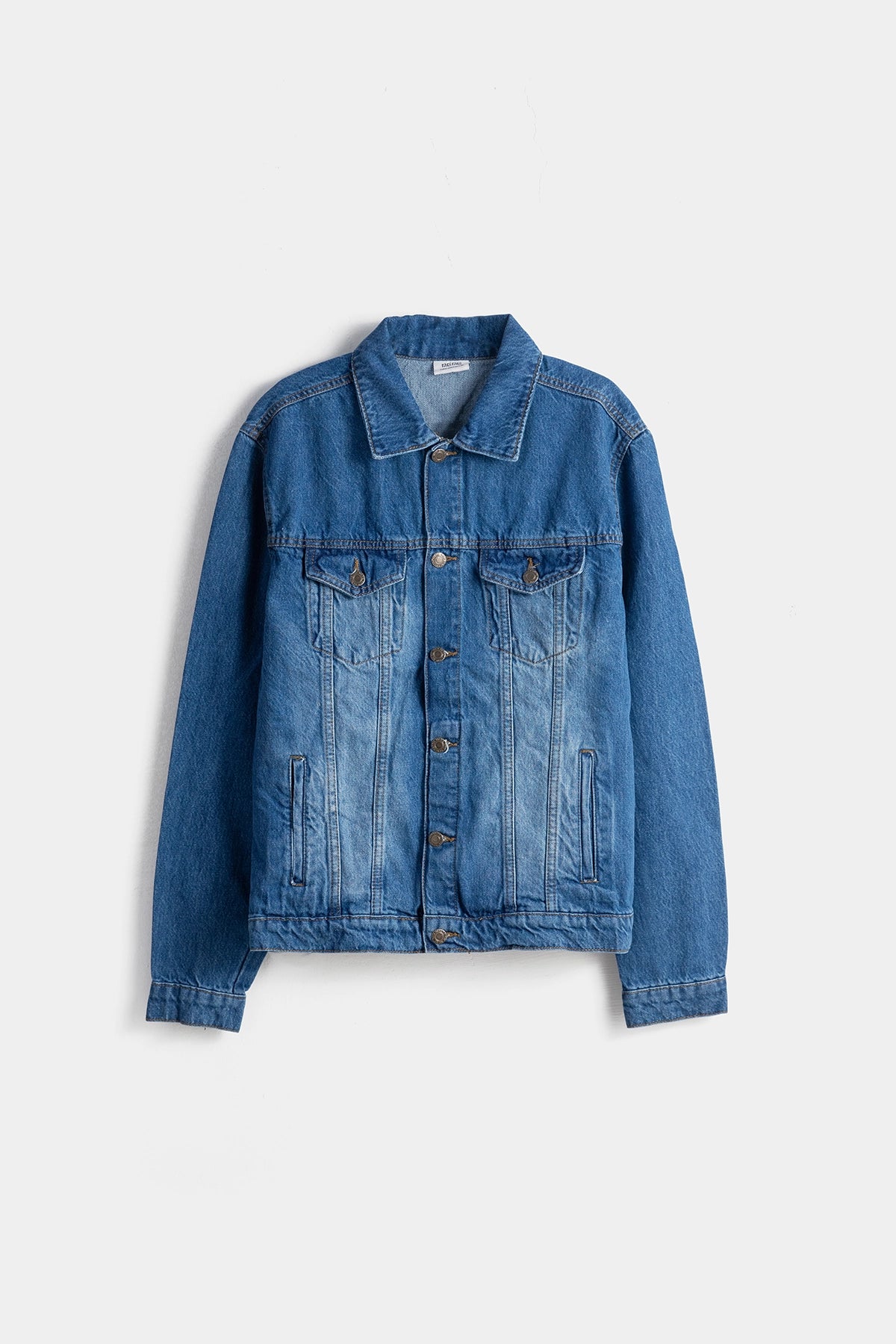 Denim Jacket For Men - Mid Blue