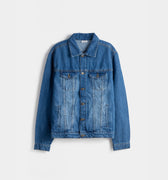 Denim Jacket For men - Mid Blue 