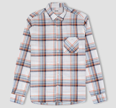 Men Checkered Button Down Shirt 