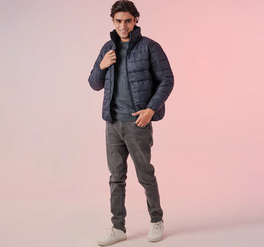 Puffer Jacket For Men - Navy