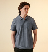 Casual Polo T-Shirt For Men - Blue