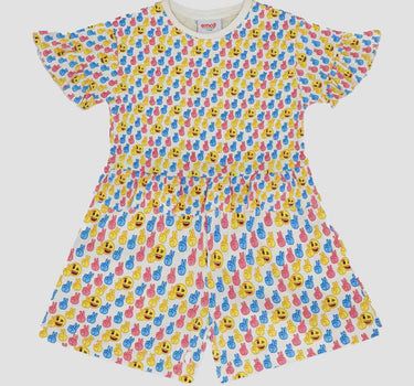 Emoji Conversational Short Pj Set 