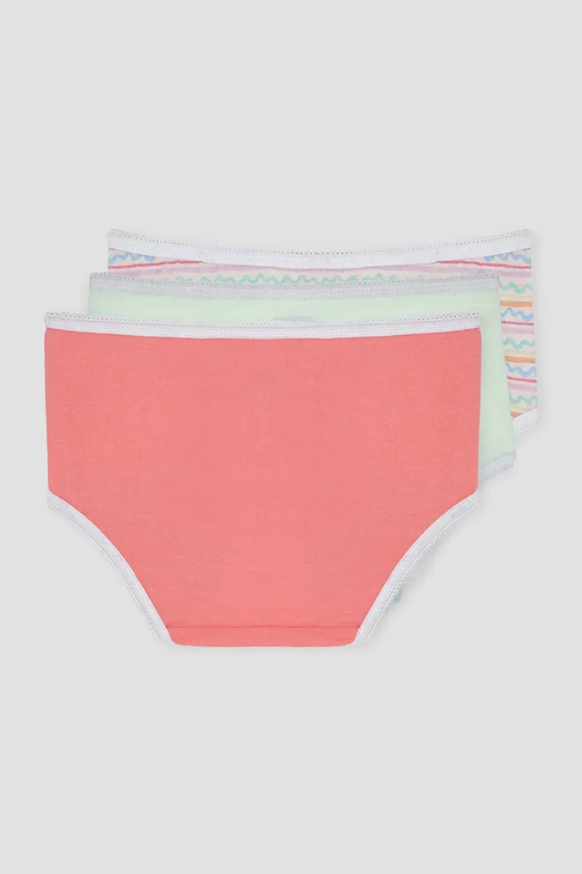 Assorted Bikini Brief Pack Of 3 For Baby Girl - MEME