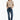 Minimal Logo Crewneck Sweatshirt for Women - Beige - MEME