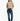 Minimal Logo Crewneck Sweatshirt for Women - Beige - MEME