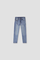 Medium Wash Slim Fit Denim Jeans For Boy - Mid Blue - MEME