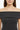 Off-Shoulder Ribbed Top for Women - Black - MEME