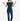 Off-Shoulder Ribbed Top for Women - Blue wing teal - MEME