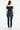Off-Shoulder Ribbed Top for Women - Blue wing teal - MEME