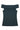 Off-Shoulder Ribbed Top for Women - Blue wing teal - MEME