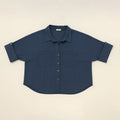 Oversized Shirt for Women - Blue Wing Teal - MEME