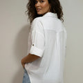 Oversized Shirt for Women - White - MEME