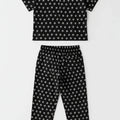 Pajama Set For Women - Charcoal - MEME