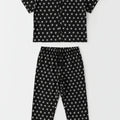 Pajama Set For Women - Charcoal - MEME