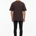 Pocket Crew Neck T-Shirt for Men - Brown - MEME