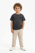  POCKET DETAIL T-SHIRT FOR BABY BOY   MEME