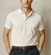 Polo T-Shirt For Men - White - MEME