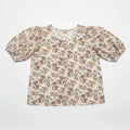 Floral Print Top For Women - Brown - MEME