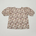 Floral Print Top For Women - Brown - MEME